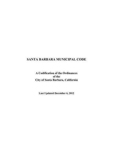 santa barbara city building code.